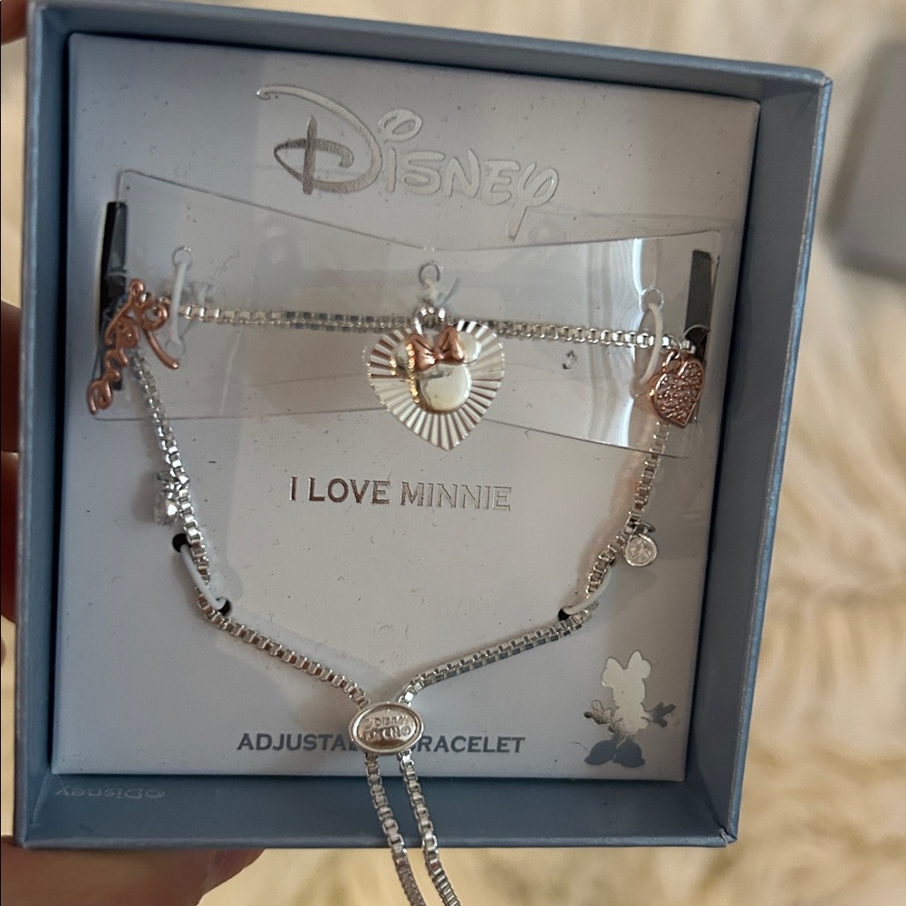 ❌‼️FINAL PRICE DROP‼️❌NEW! Disney Minnie Mouse Heart Charm LOVE BRACELET - Picture 11 of 11
